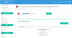 Desktop Screenshot of bip.zoss.kaliszpom.pl